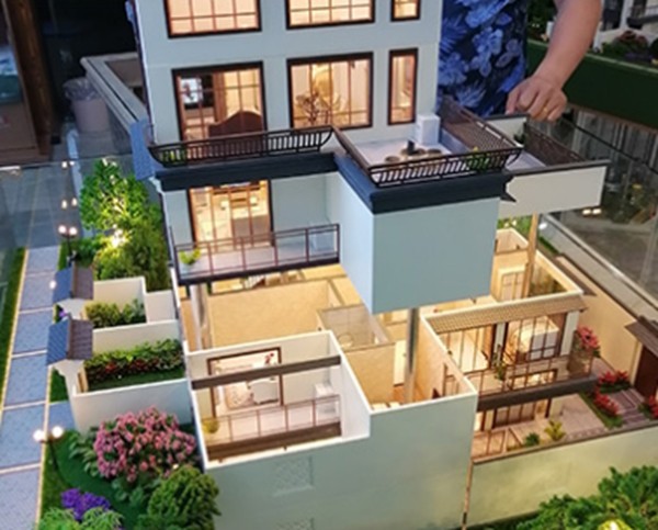 小区模型制作
